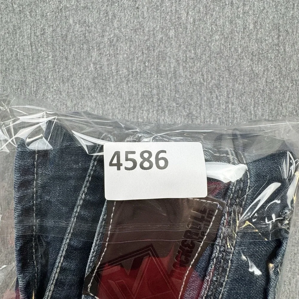 Rock&Roll Denim Jeans Revolver Slim Straight Leg Men's Sz 38x34 Western Cowboy‎